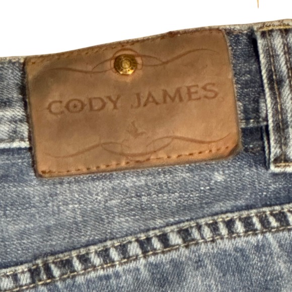 Cody James Mens Jeans Blue Denim Straight Leg W30 L32 Cotton Western Rodeo - Picture 7 of 16